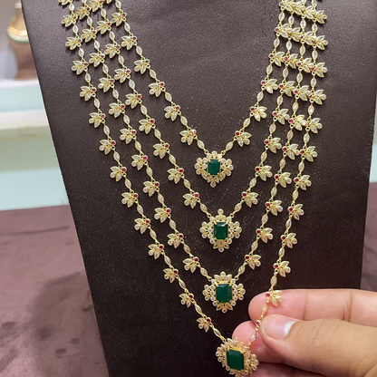 SwarnaKanchi 32.973gms HARAMS 22K Yellow Gold