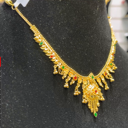 SOUTH INDIA 12.528gms NECKLACE 22K Yellow Gold