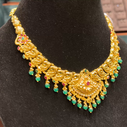 CMR 19.601gms NECKLACE 22K Antique