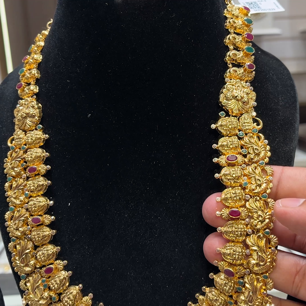 SOUTH INDIA 64.26gms HARAMS 22K Yellow Gold