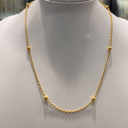 Anu Jewellers 5.126gms CHAINS 22K Yellow Gold