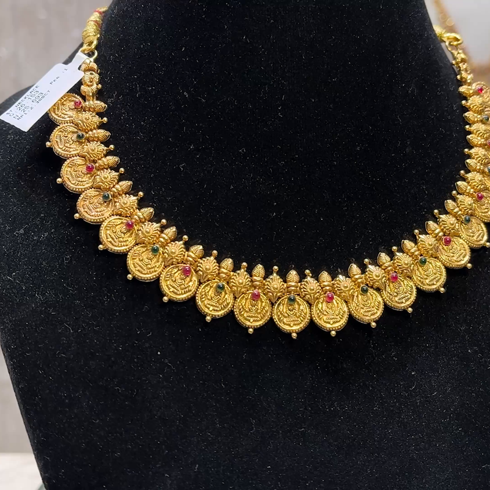 SOUTH INDIA 25.693gms NECKLACE 22K Yellow Gold