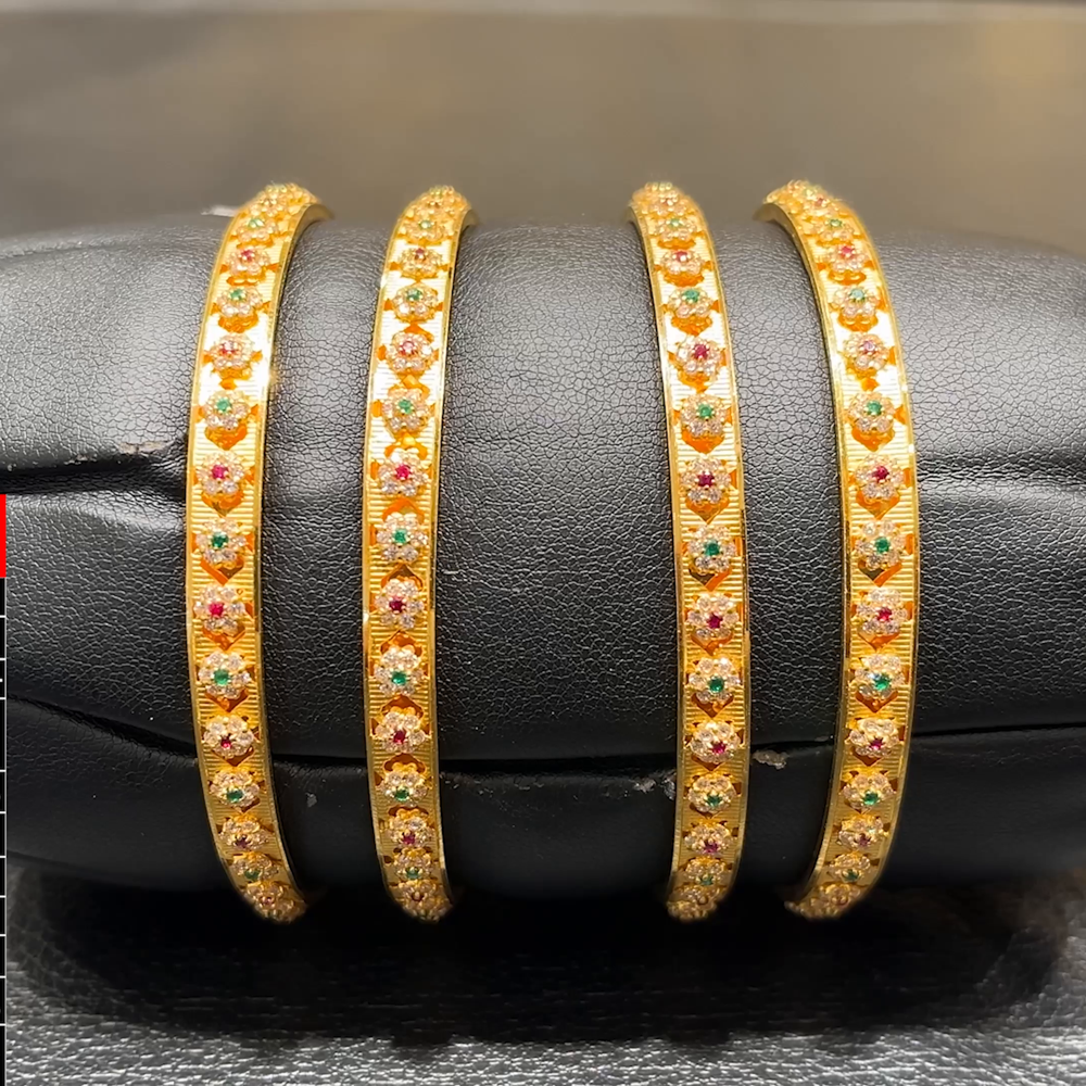 SOUTH INDIA 47.224gms BANGLES 22K Yellow Gold