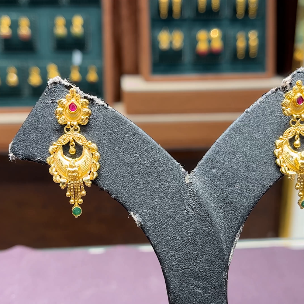 CMR 5.36gms EARRINGS 22K Yellow Gold