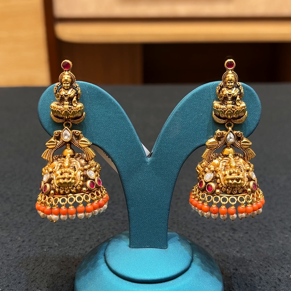 Chennai Shopping Mall 17.566gms EARRINGS 22K Yellow Gold