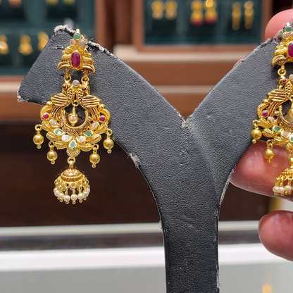 CMR 8.603gms EARRINGS 22K Yellow Gold