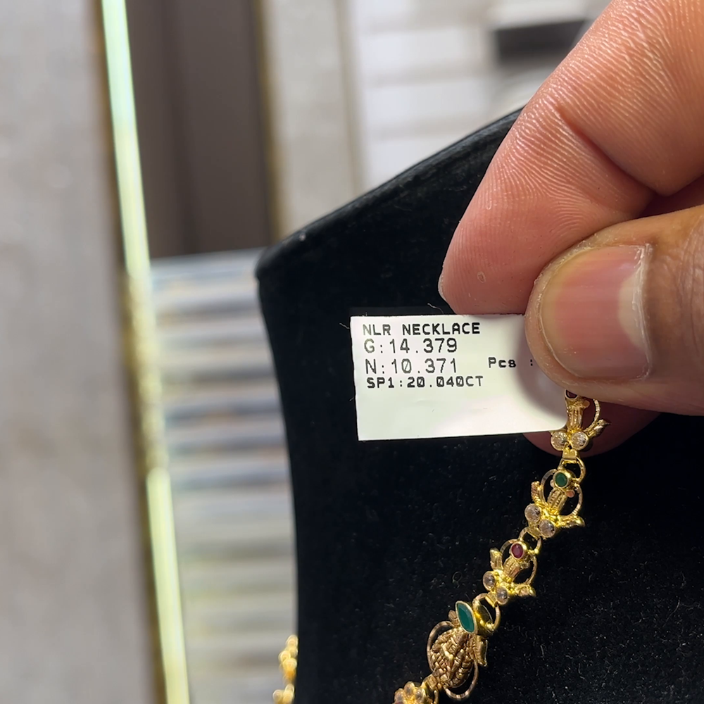 SOUTH INDIA 10.371gms NECKLACE 22K Yellow Gold