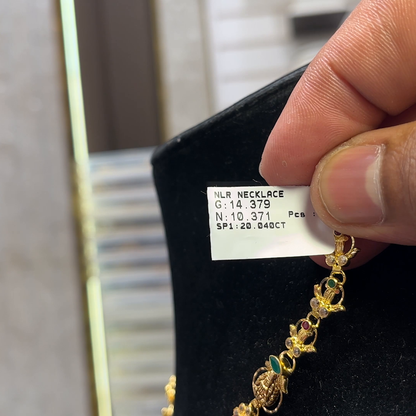 SOUTH INDIA 10.371gms NECKLACE 22K Yellow Gold