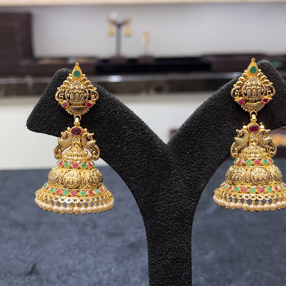 MUKUNDA JEWELLERS 21.2gms EARRINGS 22K Yellow Gold