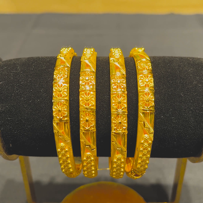 CMR 44.093gms BANGLES 22K Yellow Gold