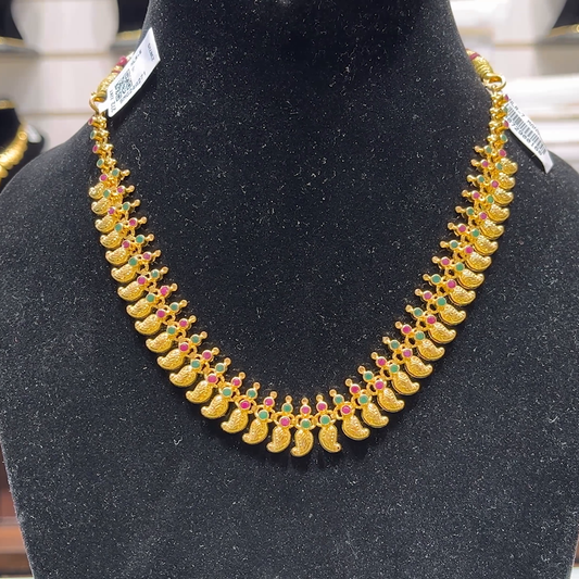 SOUTH INDIA 16.965gms NECKLACE 22K Yellow Gold