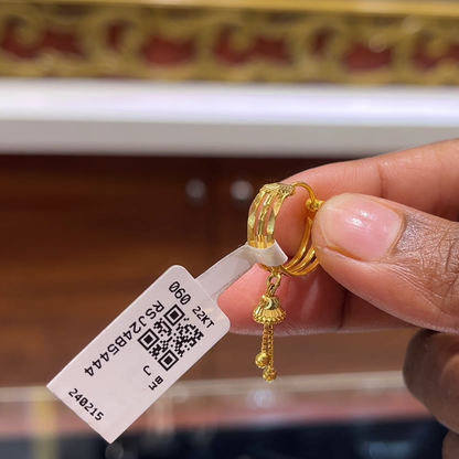 RS BROTHERS 4.394gms EARRINGS 22K Yellow Gold