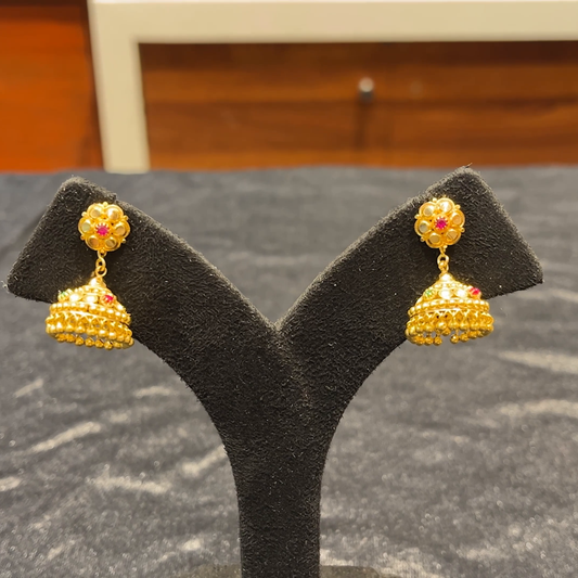 RS BROTHERS 7.872gms EARRINGS 22K Yellow Gold