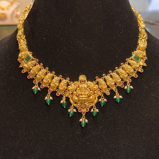 Anu Jewellers 19.724gms NECKLACE 22K Yellow Gold