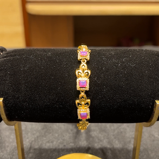 Chennai Shopping Mall 7.872gms Bracelets 22K Yellow Gold