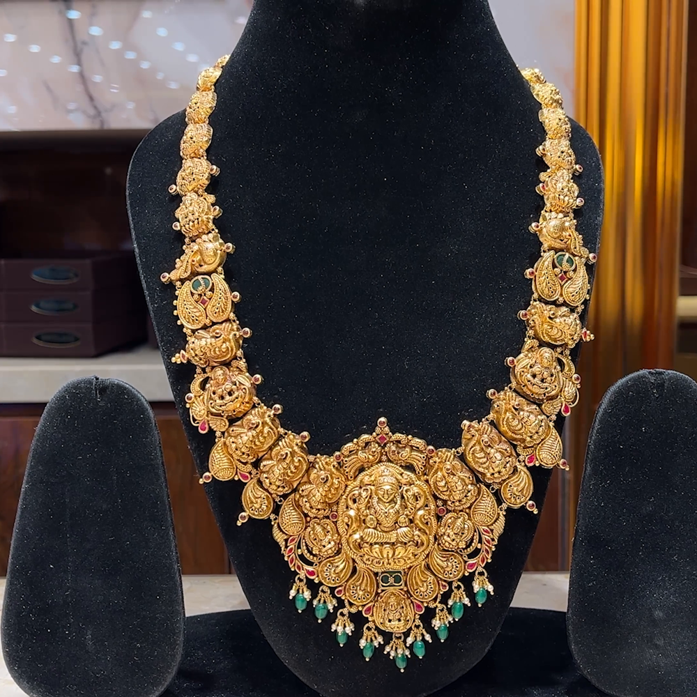 MUKUNDA JEWELLERS 62.78gms HARAMS 22K Yellow Gold