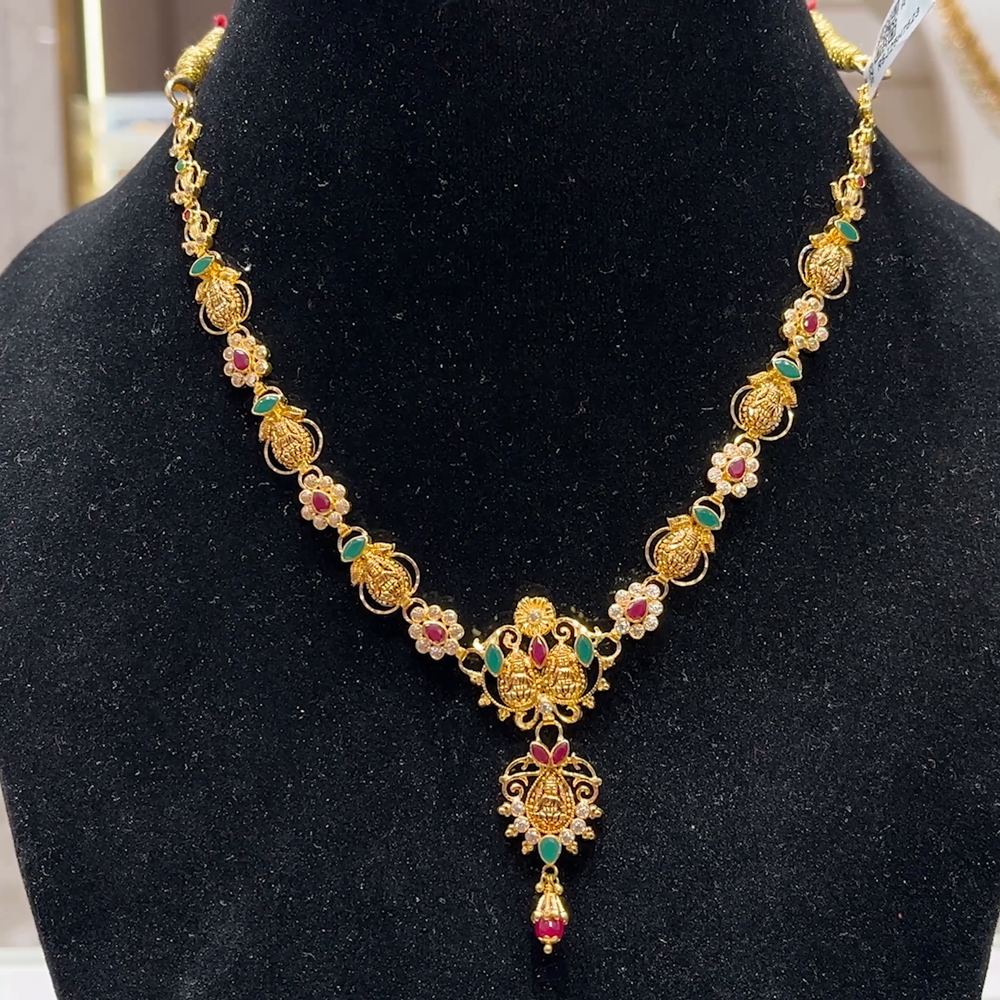 SOUTH INDIA 10.371gms NECKLACE 22K Yellow Gold