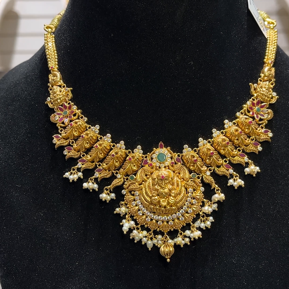 SOUTH INDIA 26.79gms NECKLACE 22K Yellow Gold