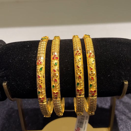 CMR 47.235gms BANGLES 22K Yellow Gold