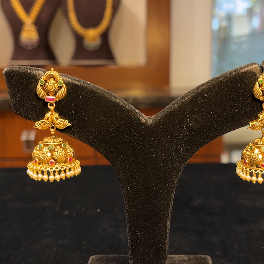 SRI RAM 11.622gms EARRINGS 22K Yellow Gold