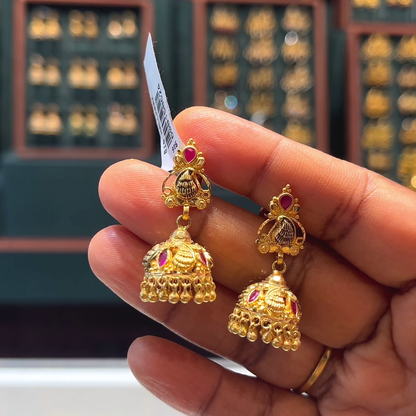 CMR 8.94gms EARRINGS 22K Yellow Gold