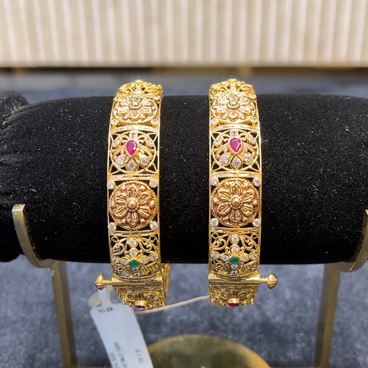 Kriya Jewellers 43.17gms BANGLES 22K Yellow Gold