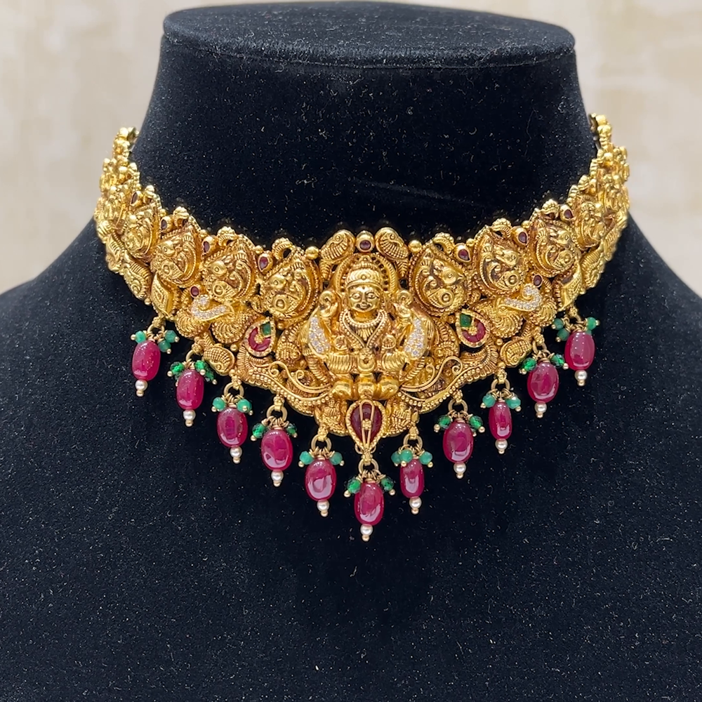 MUKUNDA JEWELLERS 31.422gms CHOKER 22K Yellow Gold