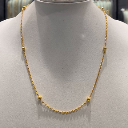 Anu Jewellers 5.126gms CHAINS 22K Yellow Gold