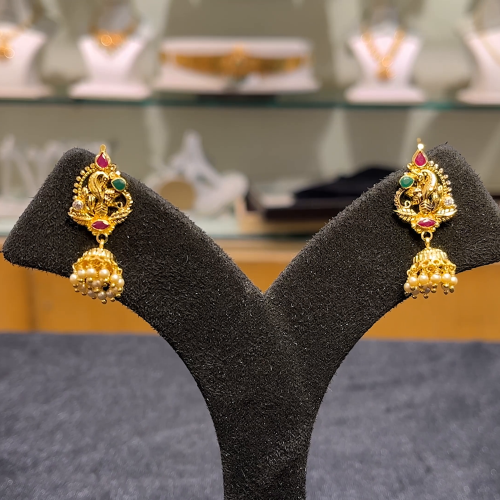 Anu Jewellers 5.148gms EARRINGS 22K Yellow Gold