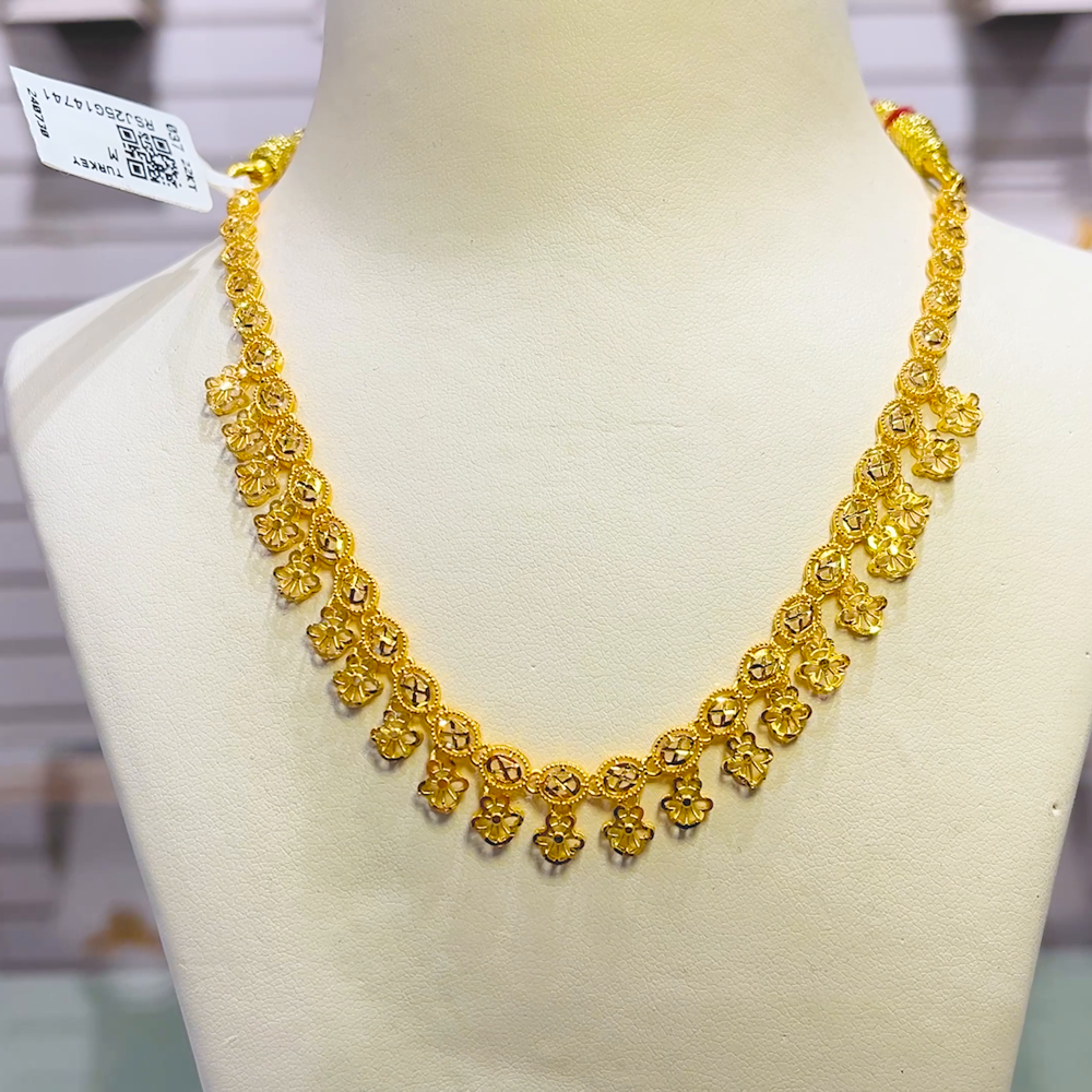 SOUTH INDIA 10.39gms NECKLACE 22K Yellow Gold