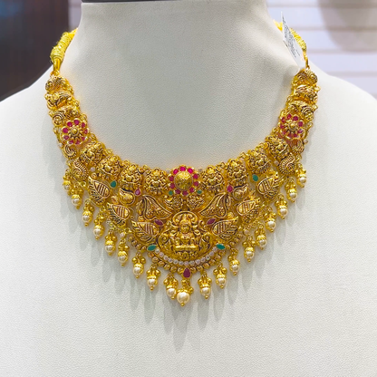 SOUTH INDIA 21.279gms NECKLACE 22K Yellow Gold