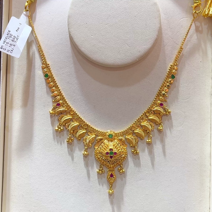 SOUTH INDIA 16.648gms NECKLACE 22K Yellow Gold