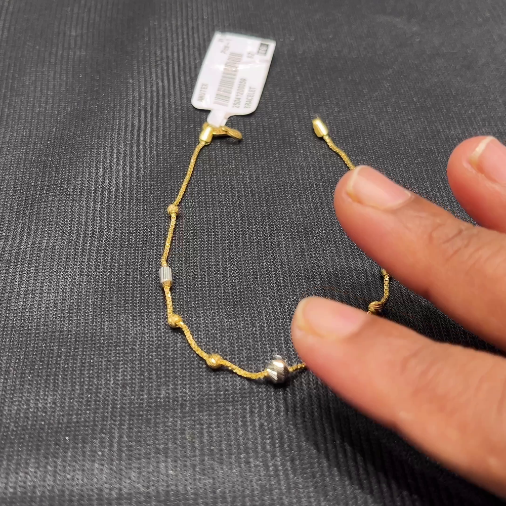 Anu Jewellers 2.429gms Bracelets 22K Yellow Gold