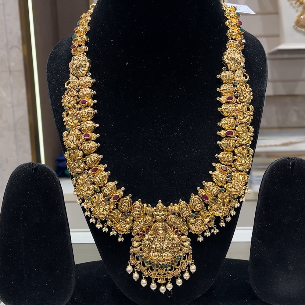 SOUTH INDIA 64.26gms HARAMS 22K Yellow Gold