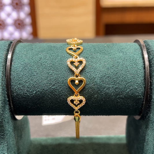 Chennai Shopping Mall 4.956gms Bracelets 22K Yellow Gold