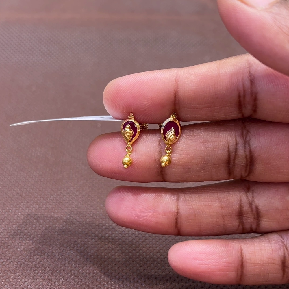 [make to order] 1.523gms EARRINGS 22K