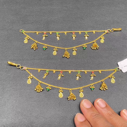 RS BROTHERS 15.779gms Chempasaralu 22K Yellow Gold