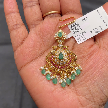 Anu Jewellers 7.42gms Papitabilla 22K Yellow Gold