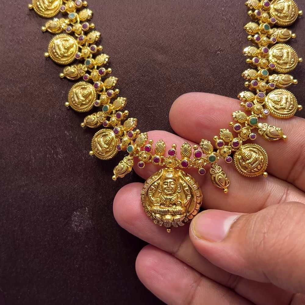 SwarnaKanchi 33.793gms HARAMS 22K Yellow Gold