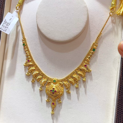 SOUTH INDIA 16.648gms NECKLACE 22K Yellow Gold