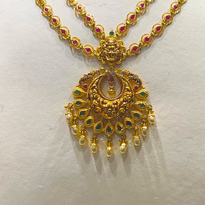 SOUTH INDIA 20.75gms NECKLACE 22K Yellow Gold