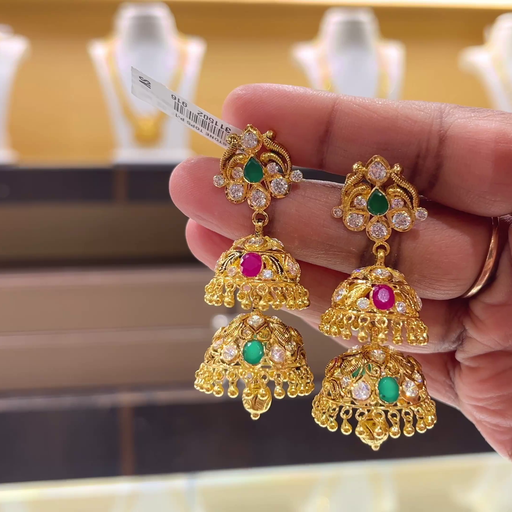 [make to order] 18.6gms EARRINGS 22K