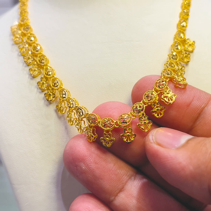 SOUTH INDIA 10.39gms NECKLACE 22K Yellow Gold