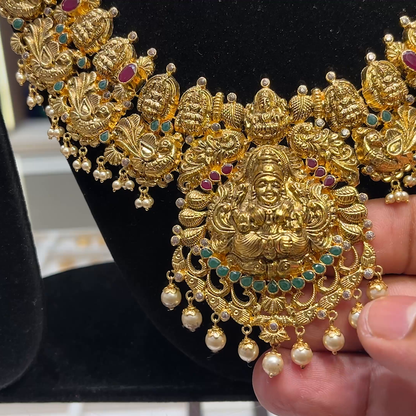 SOUTH INDIA 64.26gms HARAMS 22K Yellow Gold