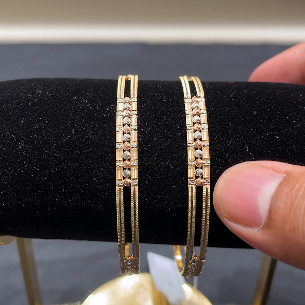 Anu Jewellers 28.066gms BANGLES 22K Yellow Gold