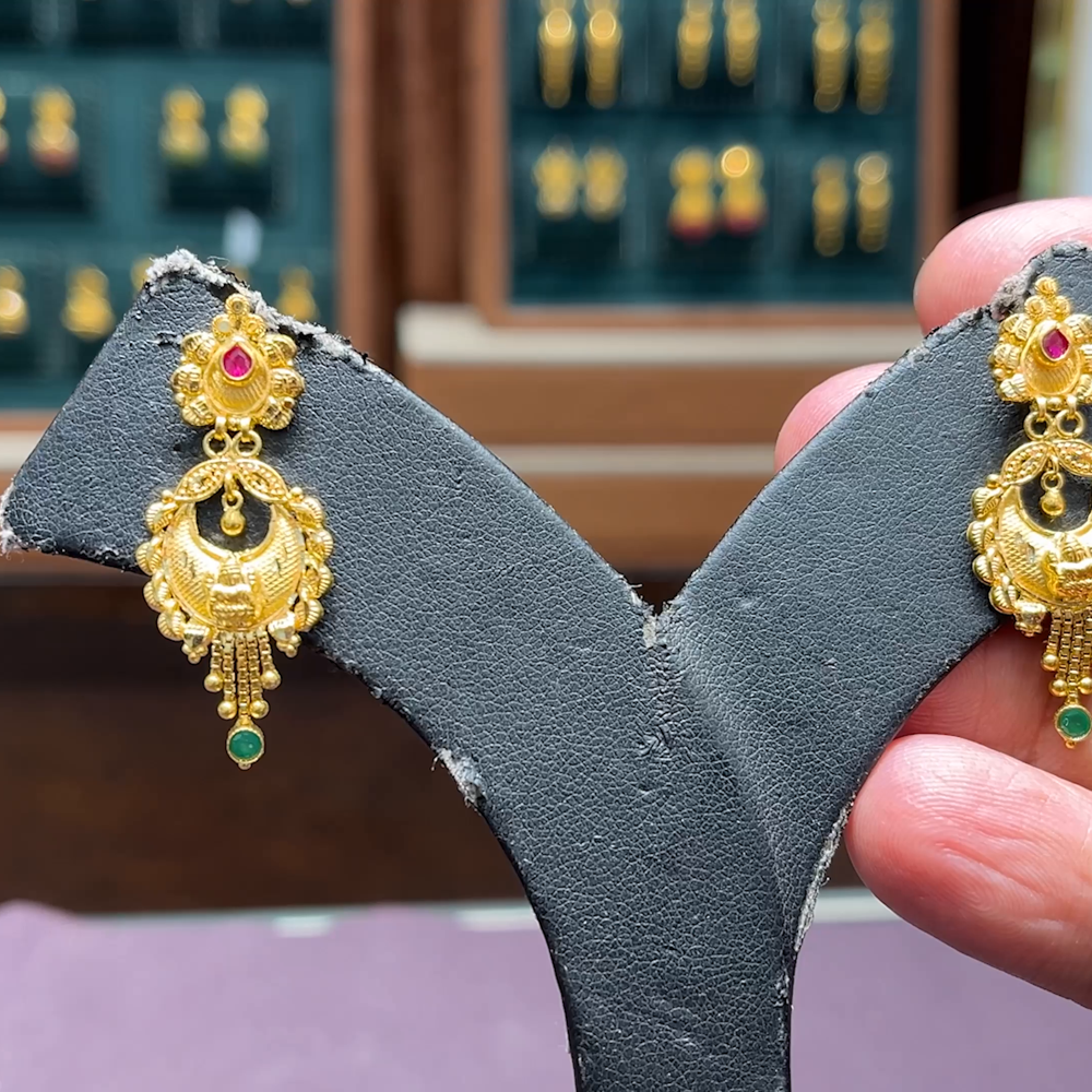 CMR 5.36gms EARRINGS 22K Yellow Gold