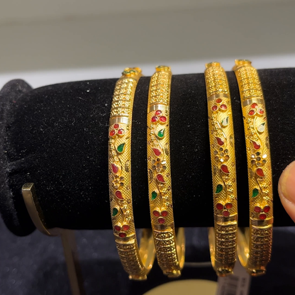 CMR 47.235gms BANGLES 22K Yellow Gold