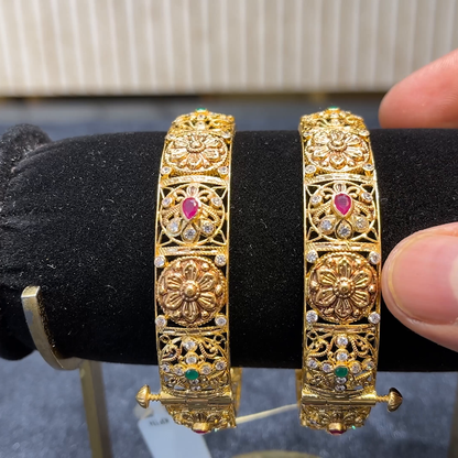 Kriya Jewellers 43.17gms BANGLES 22K Yellow Gold