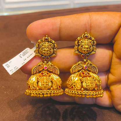 SRI RAM 18.633gms EARRINGS 22K Yellow Gold