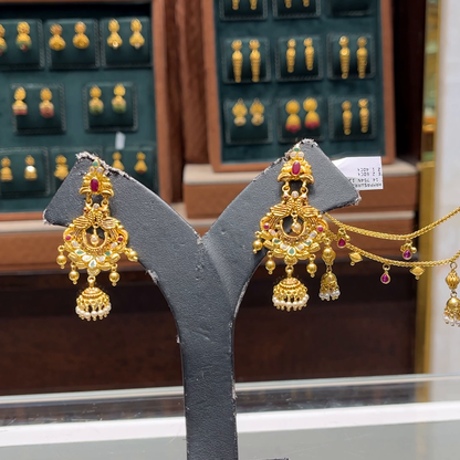 CMR 8.603gms EARRINGS 22K Yellow Gold